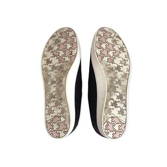 🔃Dr Scholls Memory Foam Suede Cool Fit Black Slip On Sneaker Loafers - Picture 7 of 8